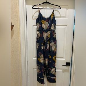 Leith floral print, wide leg jumper